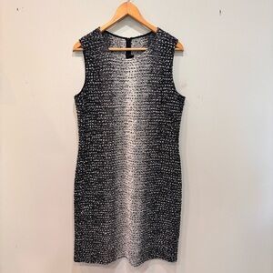 St. John Caviar Knit Wool Blend Sheath Dress Women’s Size 14